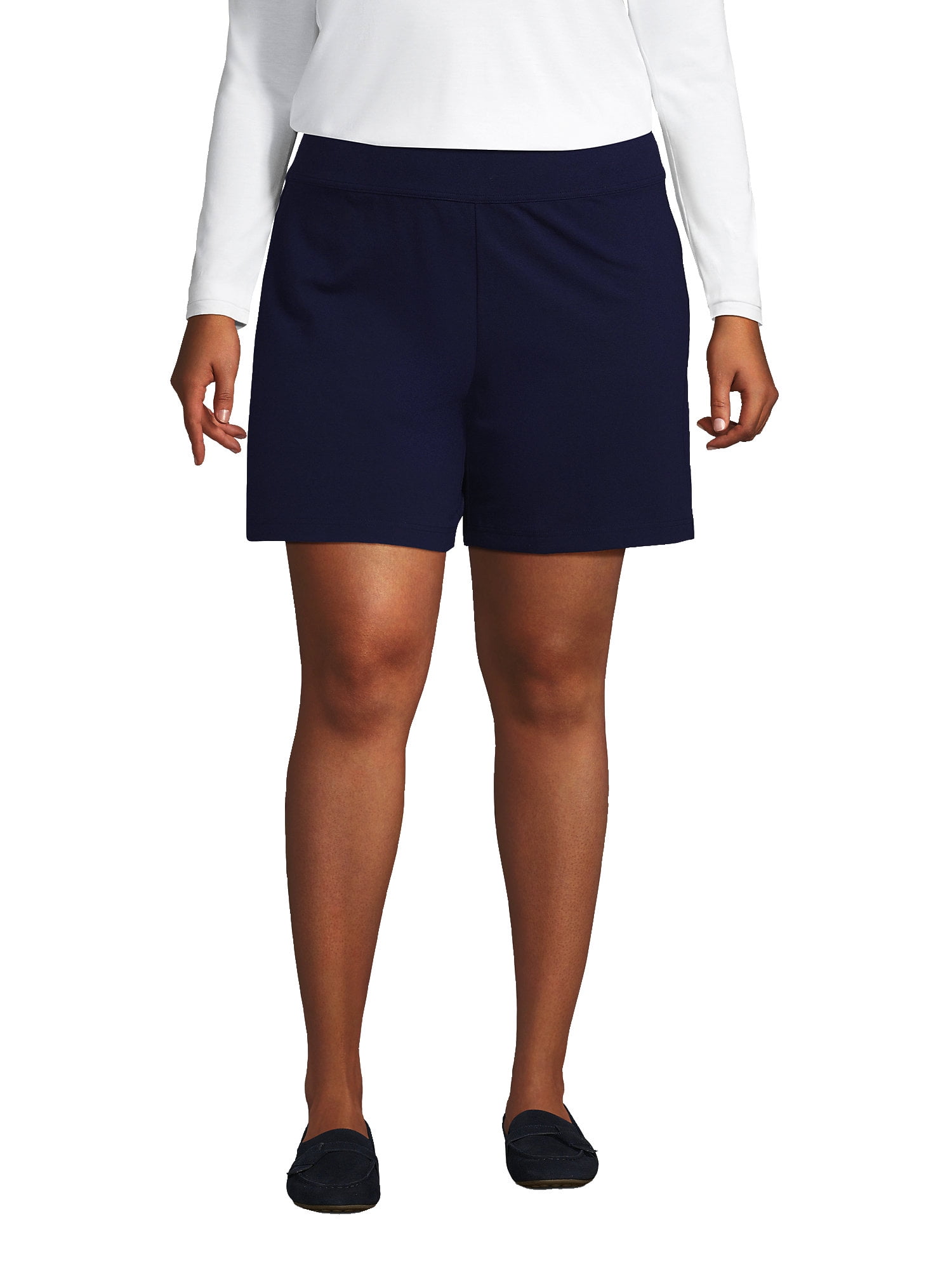 Lands' End Women's Plus Size Starfish Mid Rise 7\