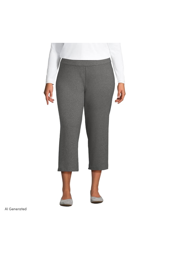 Women's Starfish Mid Rise Pull-On Crop Pants