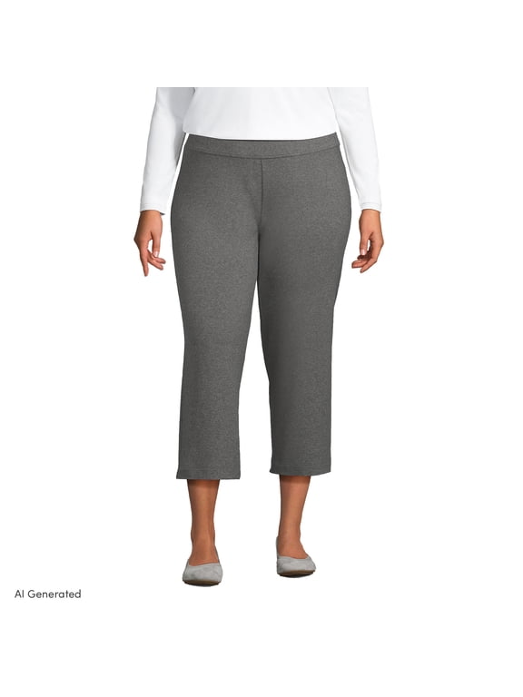 Women's Starfish Mid Rise Pull-On Crop Pants