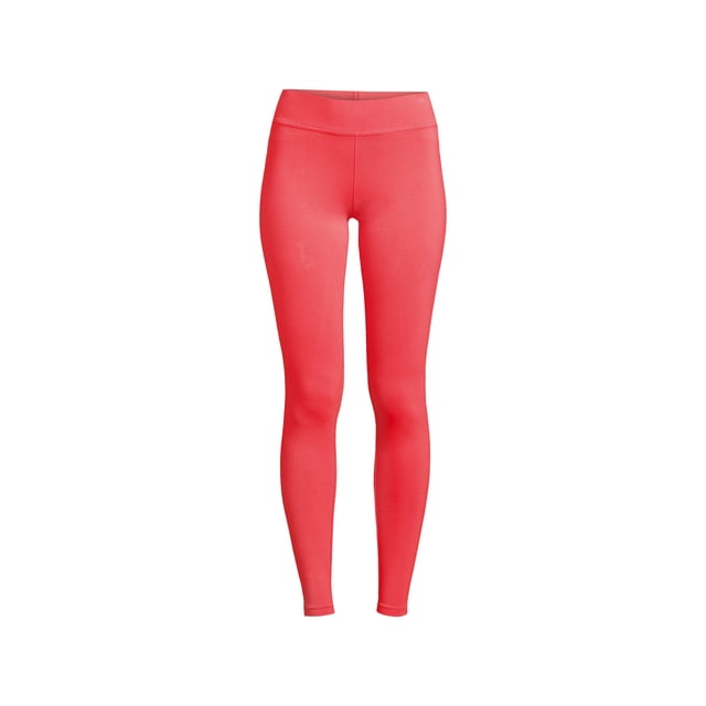 Women's Mid-Rise Full-Length Leggings - Tropical Macaw - Scarlet Crest