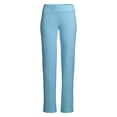 thumbnail image 1 of Lands' End Women's Plus Size Starfish Mid Rise Straight Leg Elastic Waist Pull On Pants, 1 of 2