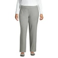 thumbnail image 1 of Lands' End Women's Plus Size Starfish Mid Rise Straight Leg Pants, 1 of 3