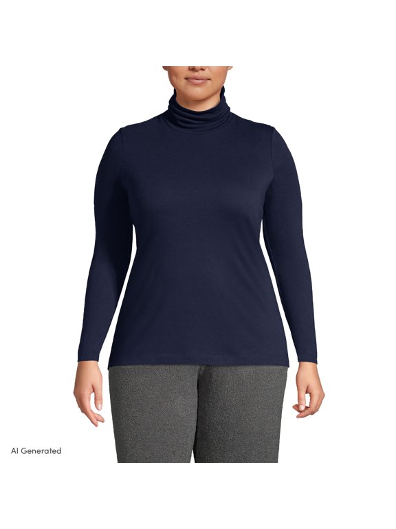 Women's Supima Cotton Turtleneck