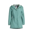 thumbnail image 1 of Lands' End Women's Plus Size Waterproof Hooded Packable Raincoat, 1 of 3
