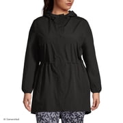 Lands' End Women's Plus Size Squall Packable Waterproof Raincoat