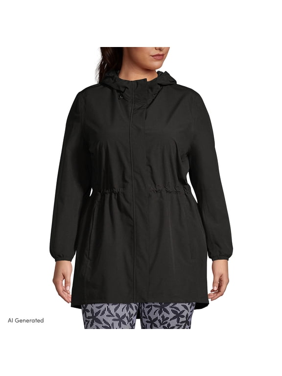 Women's Plus Size Squall Packable Waterproof Raincoat