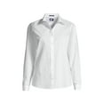 thumbnail image 1 of Lands' End Women's Plus Size Wrinkle Free No Iron Button Front Shirt, 1 of 3