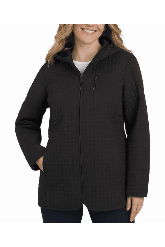 Women's Quilted Jacket Black XXL