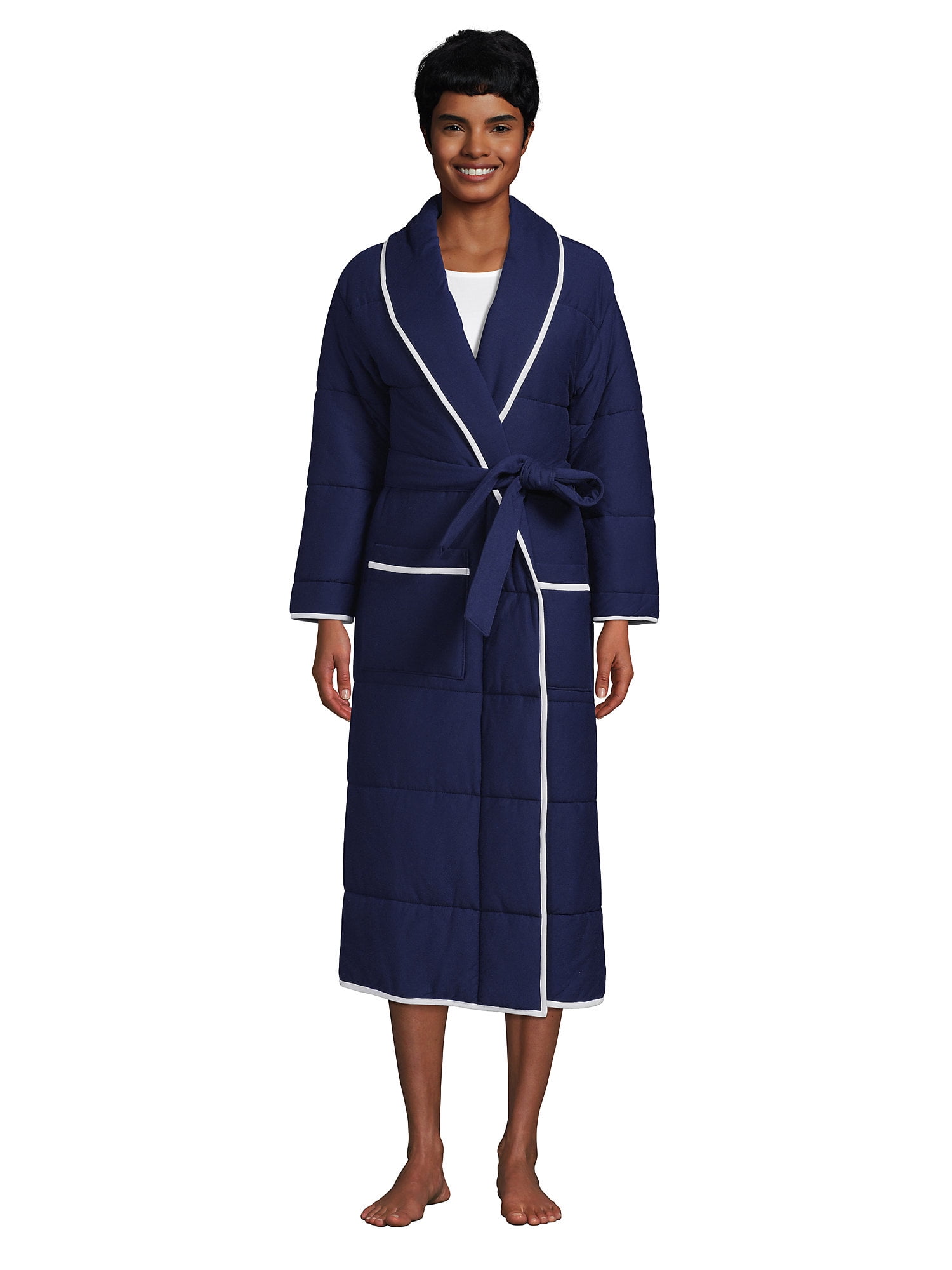 Lands' End Women's Quilted Robe