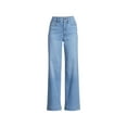 thumbnail image 1 of Lands' End Women's Recover High Rise Wide Leg Blue Jeans, 1 of 3