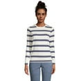 thumbnail image 1 of Lands' End Women's Relaxed Supima Cotton Long Sleeve Crewneck T-Shirt, 1 of 3