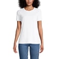 thumbnail image 1 of Lands' End Women's Relaxed Supima Cotton Crew Neck T-Shirt, 1 of 6