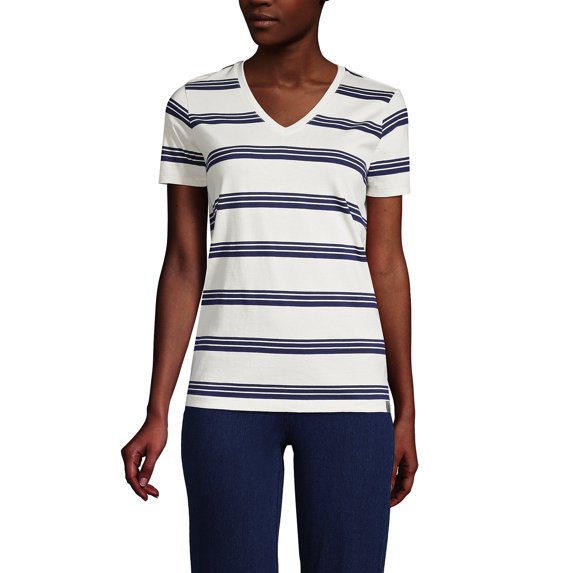Lands' End Women's Relaxed Supima Cotton T-Shirt