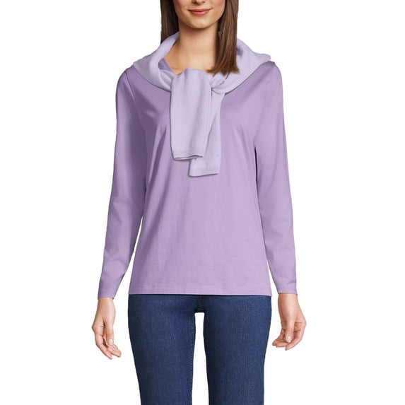 Lands' End Women's Relaxed Supima Cotton T-Shirt
