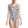 thumbnail image 1 of Lands' End Women's Scoop Neck Tugless Sporty One Piece Swimsuit, 1 of 5