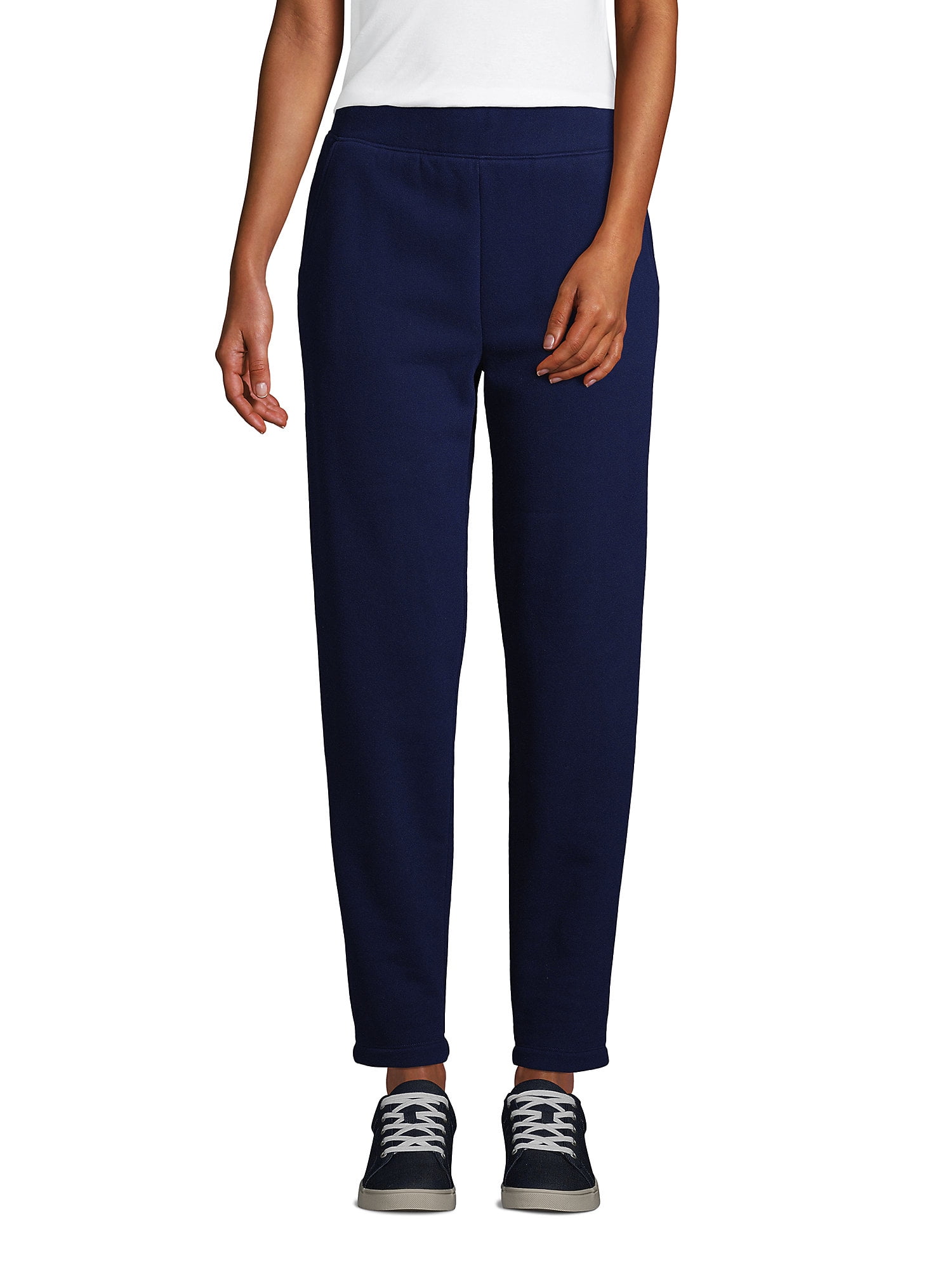 Lands' End Women's Serious Sweats Ankle Sweatpants - Walmart