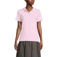 thumbnail image 1 of Lands' End Women's Short Sleeve Feminine Fit Interlock Polo Shirt, 1 of 3