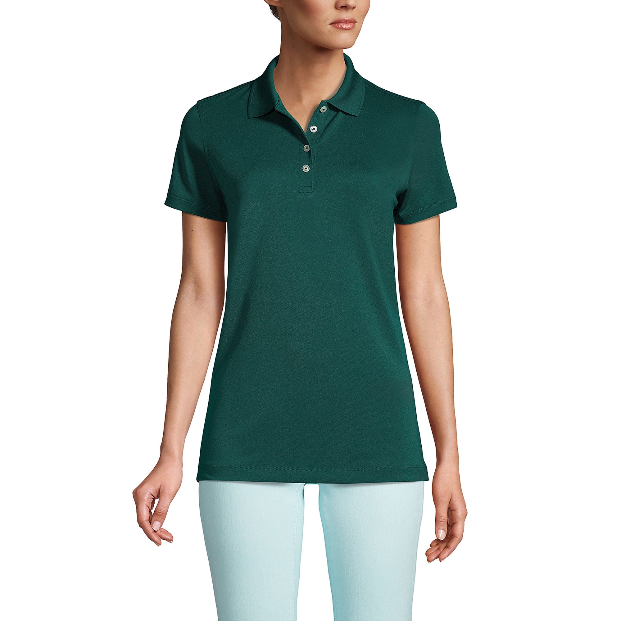lands end dri fit polo