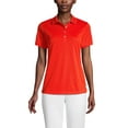 thumbnail image 1 of Lands' End Essentials Women's  Short Sleeve Active Polo Shirt - Lightweight Breathable Easy Care Feminine Fit, 1 of 2