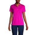 thumbnail image 1 of Lands' End Essentials Women's  Short Sleeve Active Polo Shirt - Lightweight Breathable Easy Care Feminine Fit, 1 of 2