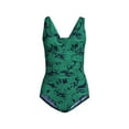 thumbnail image 1 of Lands' End Women's SlenderSuit Grecian Tummy Control One Piece Swimsuit, 1 of 3