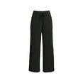 thumbnail image 1 of Lands' End Women's Sport Knit Elastic Waist Wide Leg Crop Pants, 1 of 3
