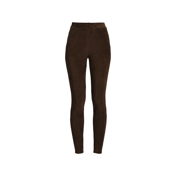Lands' End Women's Sport Knit High Rise Corduroy Leggings
