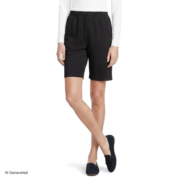 Lands' End Women's Sport Knit High Rise Shorts