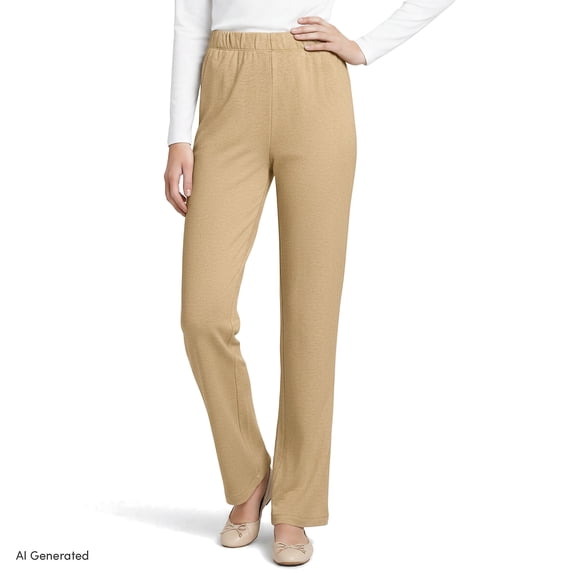 Lands' End Women's Sport Knit High Rise Pants