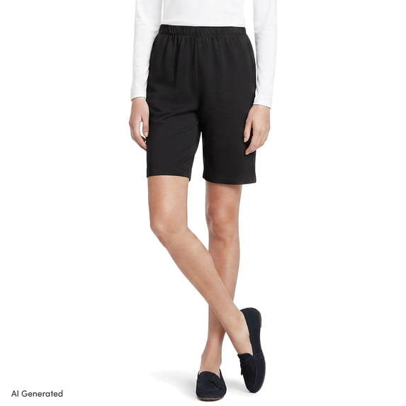 Lands' End Women's Sport Knit High Rise Shorts