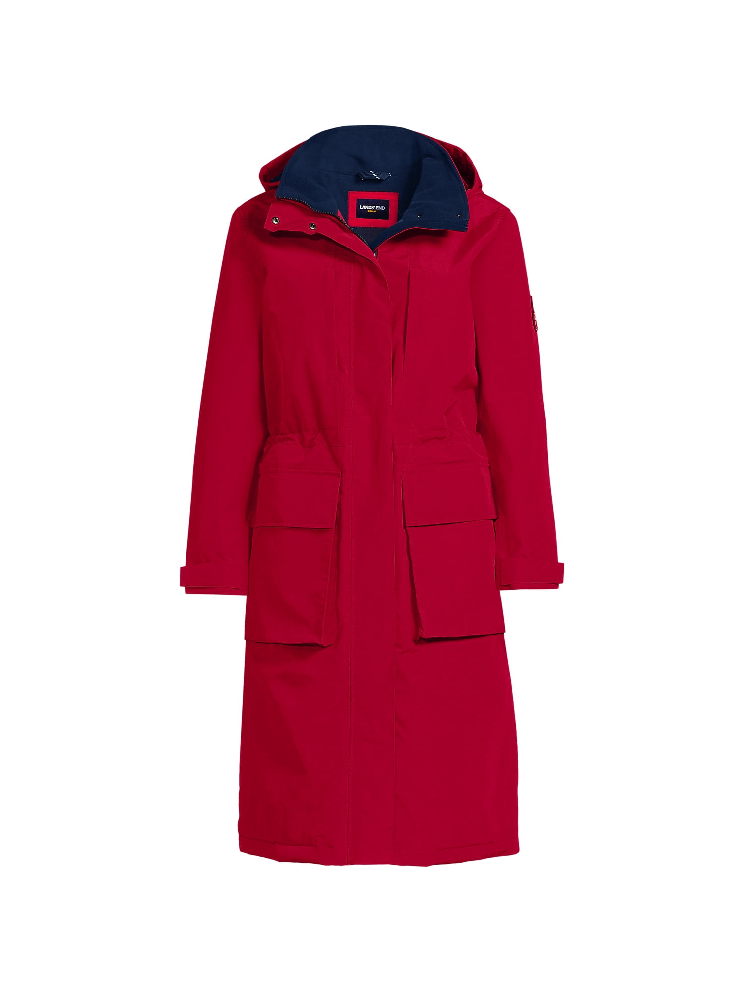 Lands' End Women's Squall Waterproof Insulated Winter Stadium Maxi Coat