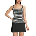thumbnail image 1 of Lands' End Women's Square Neck Underwire Tankini Swimsuit Top, 1 of 3