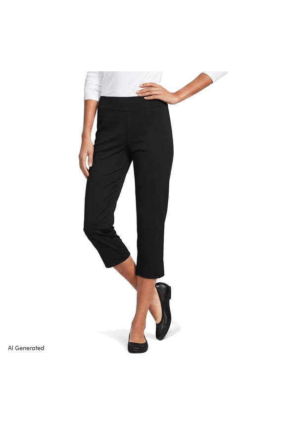 Women's Starfish Mid Rise Pull-On Crop Pants