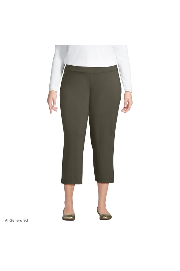 Women's Starfish Mid Rise Pull-On Crop Pants