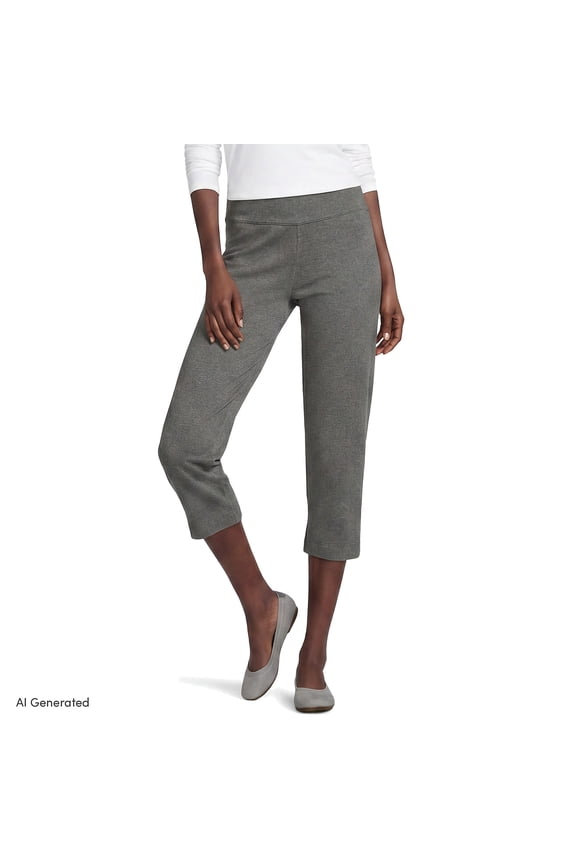 Women's Starfish Mid Rise Pull-On Crop Pants