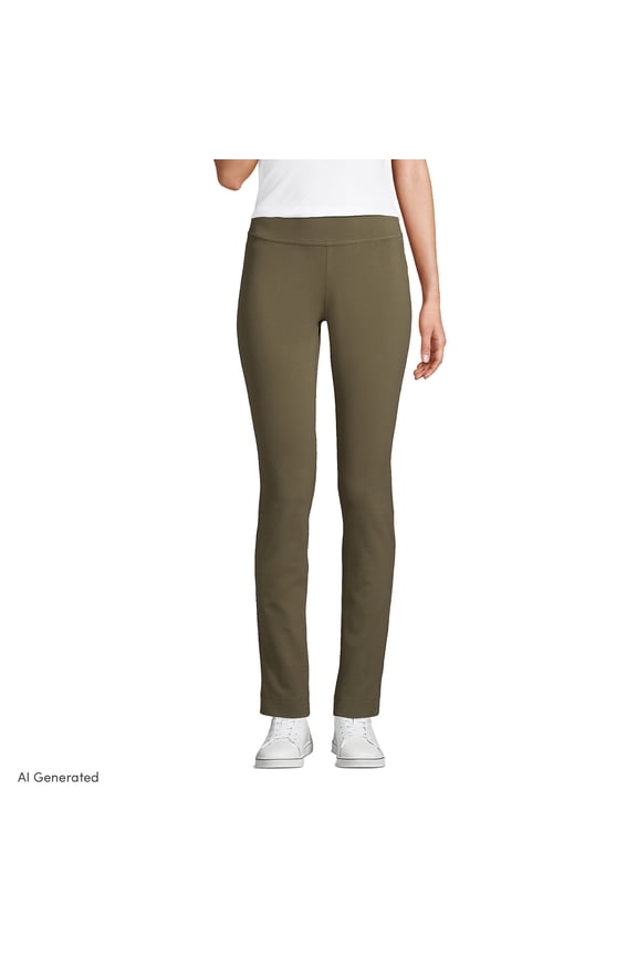 Women's Slim Leg Knit Pull On Pants