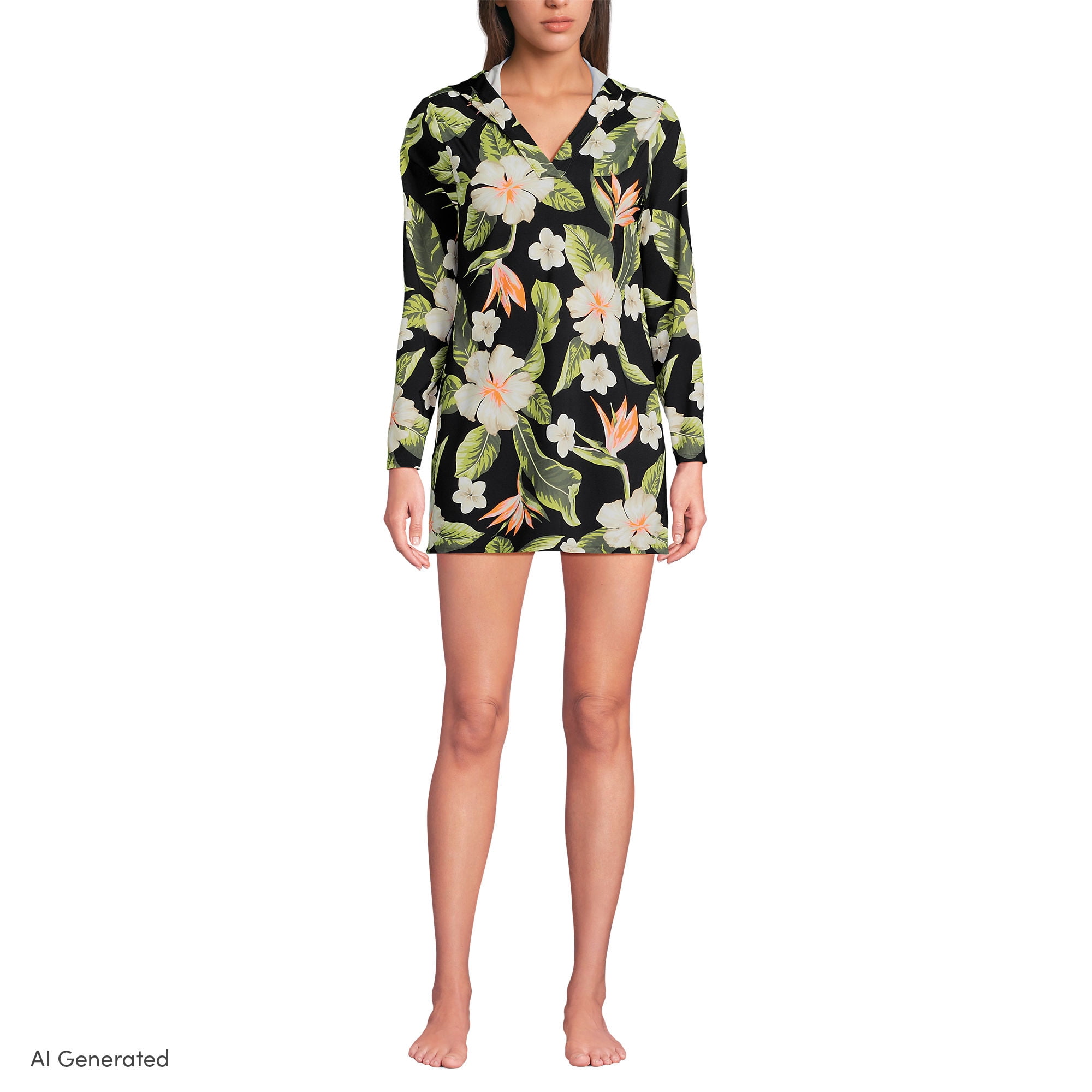 lands end beach cover up dresses Women's Swim Cover Up Dresses