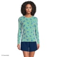 thumbnail image 1 of Lands' End Women's SunShade UPF 50 Long Sleeve Rash Guard Swim Tee, 1 of 3