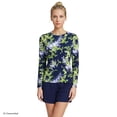 thumbnail image 1 of Lands' End Women's SunShade UPF 50 Long Sleeve Rash Guard Swim Tee, 1 of 3