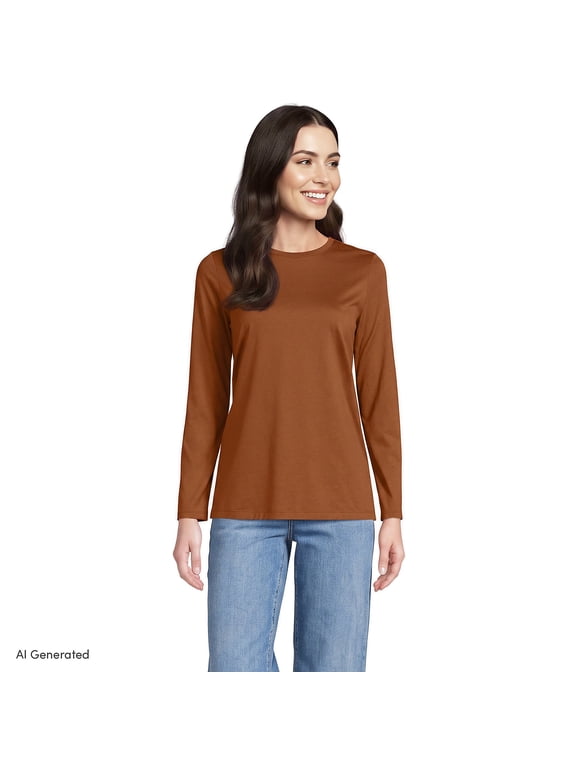 Women's Supima Long Sleeve Crew Tee