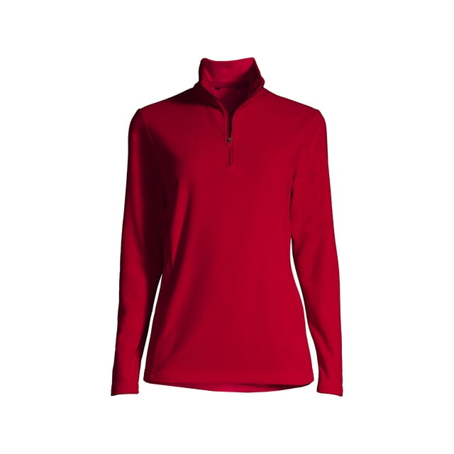 Lands' End Women's Tall Fleece Quarter Zip Pullover