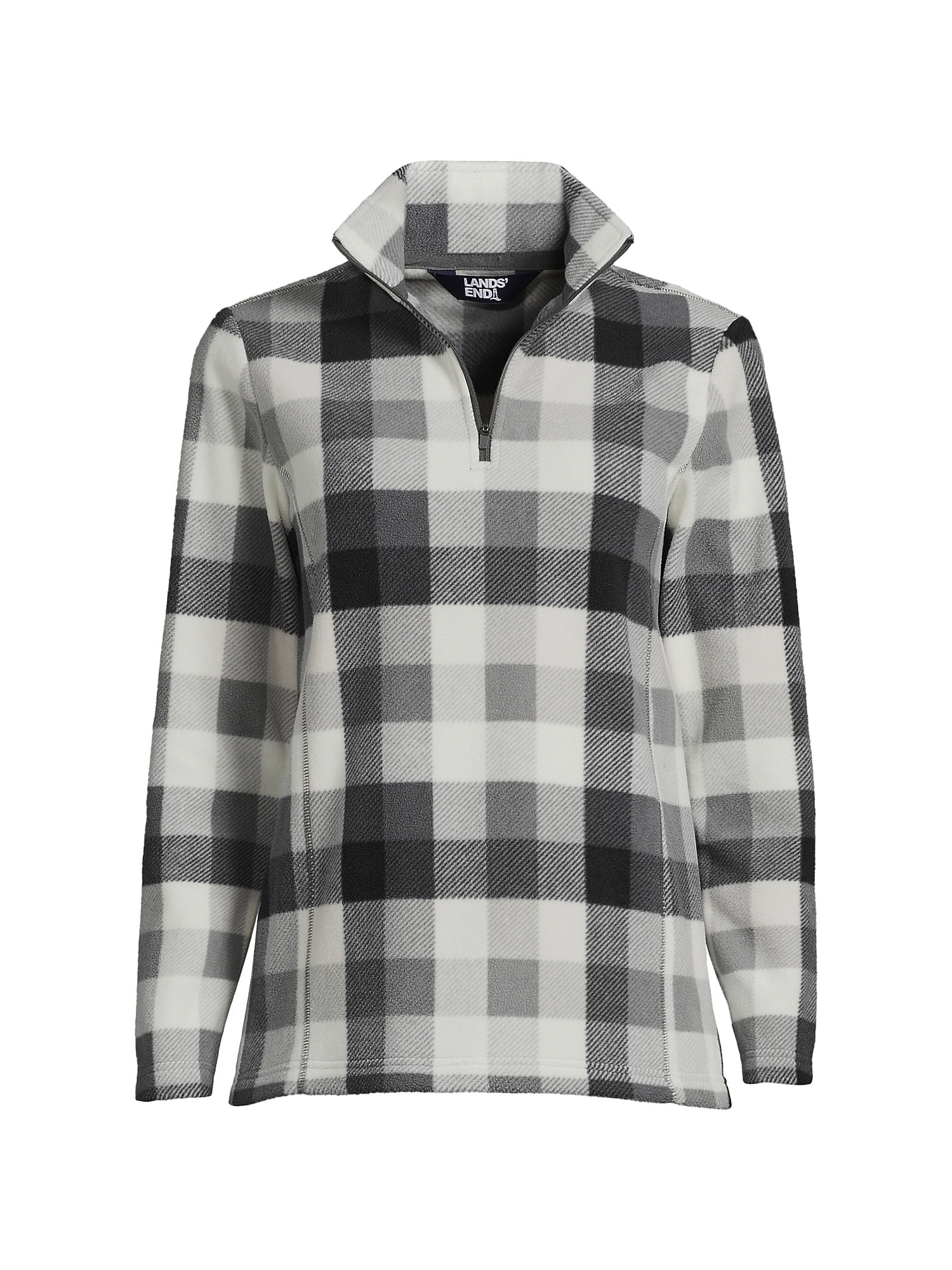 Lands' End Women's Tall Fleece Quarter Zip Pullover