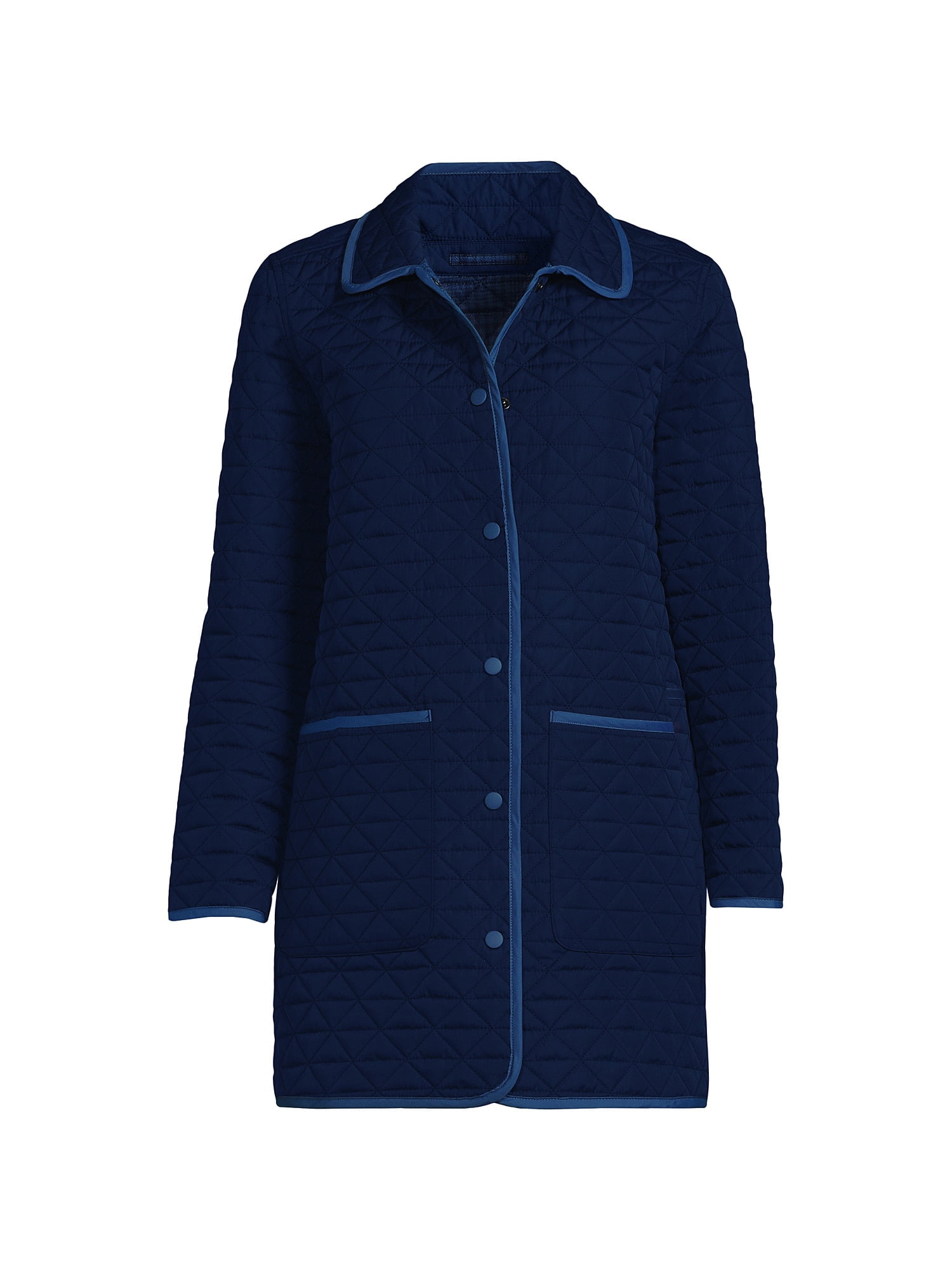 Lands' End Women's Tall Insulated Reversible Barn Coat
