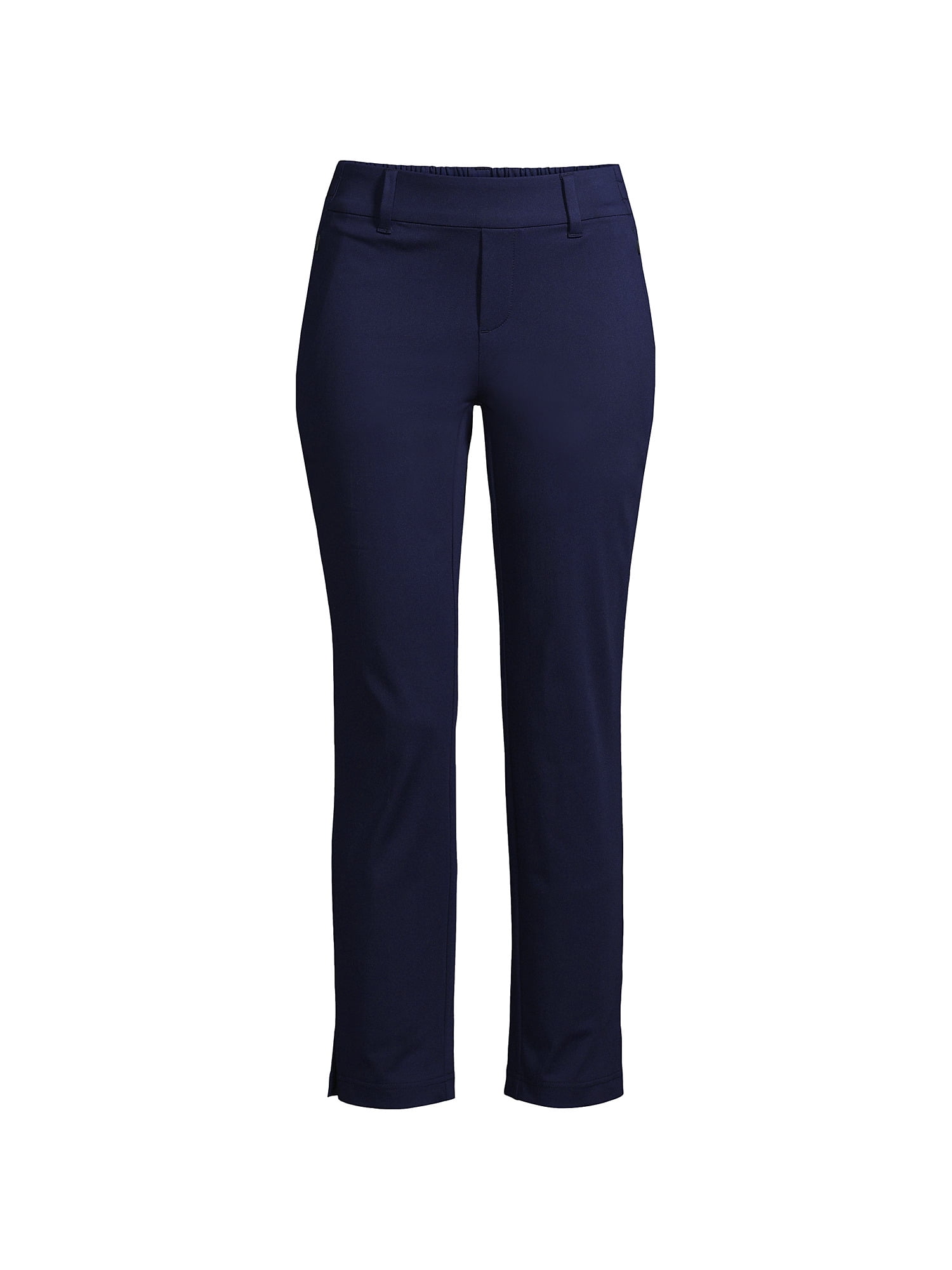 Lands' End Women's Tall Lands' End Flex Mid Rise Pull On Crop Pants 
