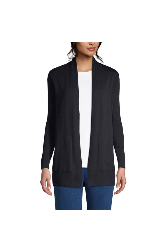 Women's Tall Long Sleeve Open Long Cardigan Sweater