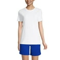 thumbnail image 1 of Lands' End Essentials Women's Short-Sleeve Soft Cotton T-Shirt - Tailored Feminine Fit, 1 of 4