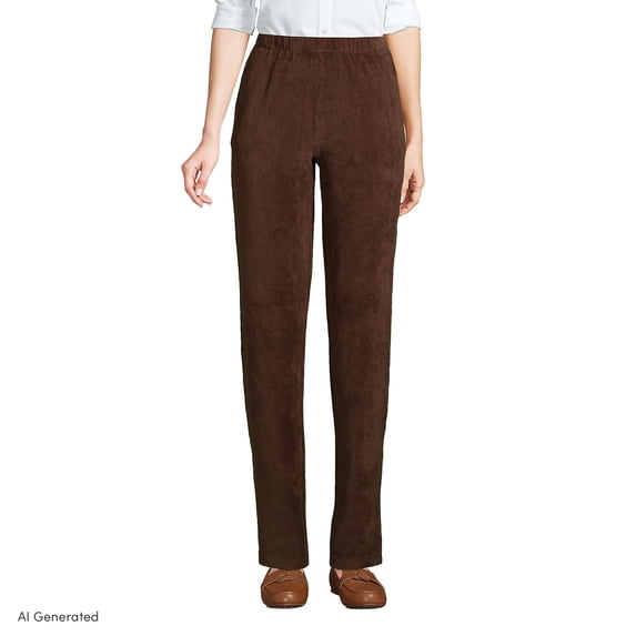 Lands' End Women's Knit Corduroy Pants