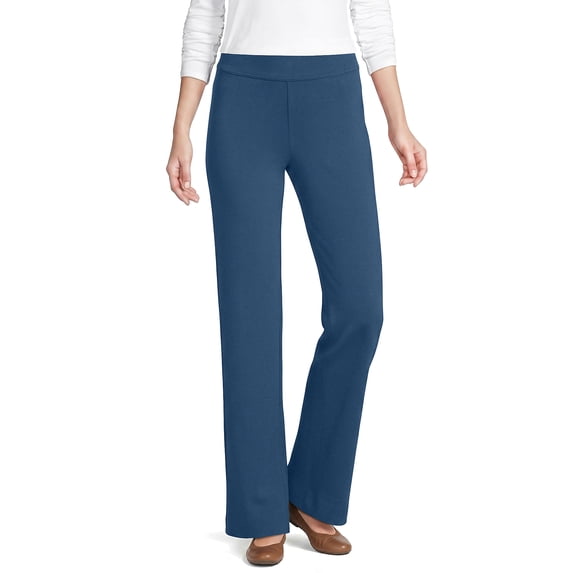 Lands' End Women's Tall Starfish Mid Rise Straight Leg Pants