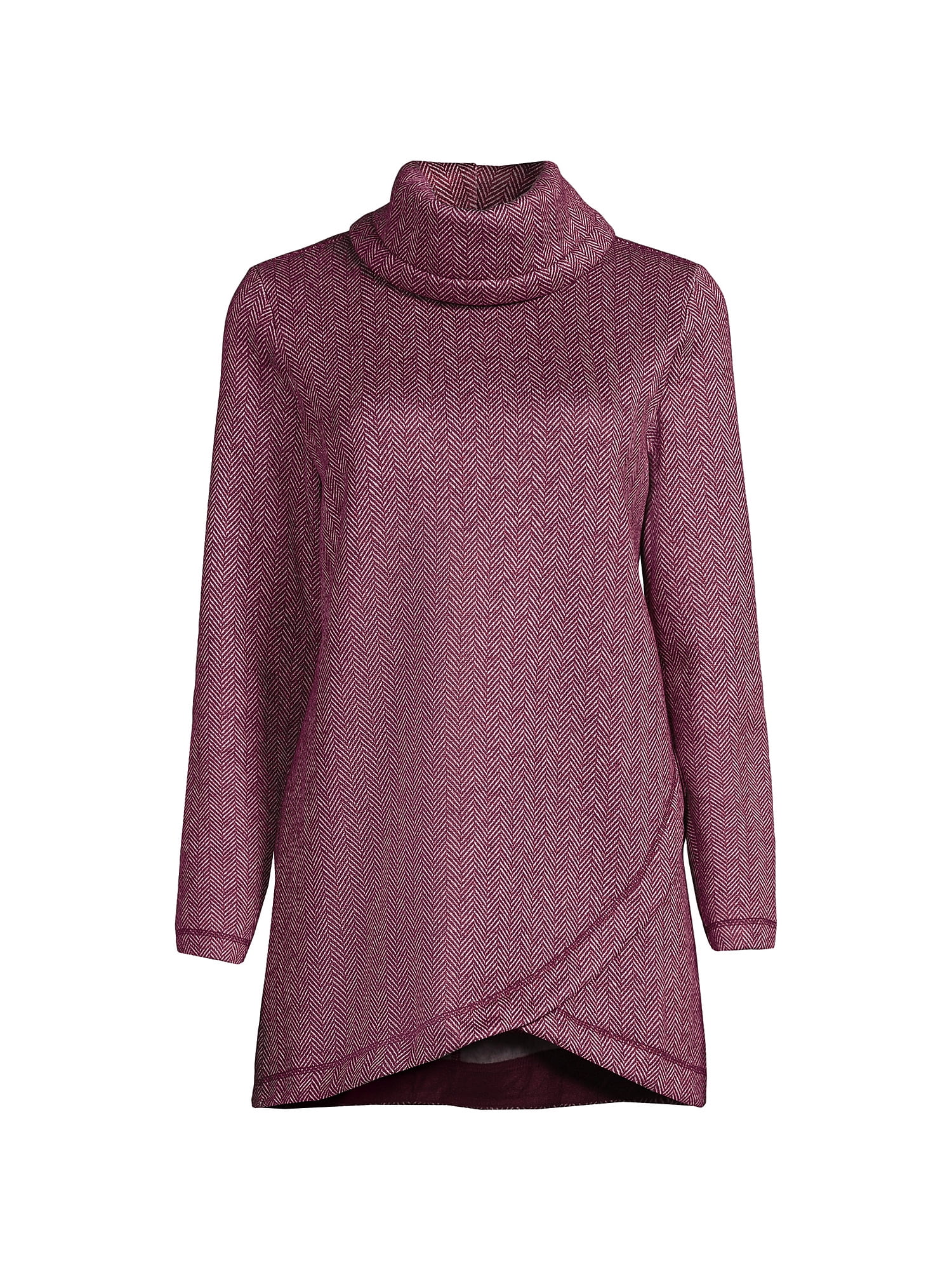 lands end cowl neck fleece