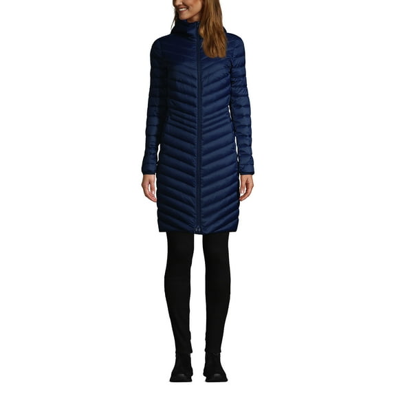 Lands' End Women's Tall Ultralight Packable Down Coat